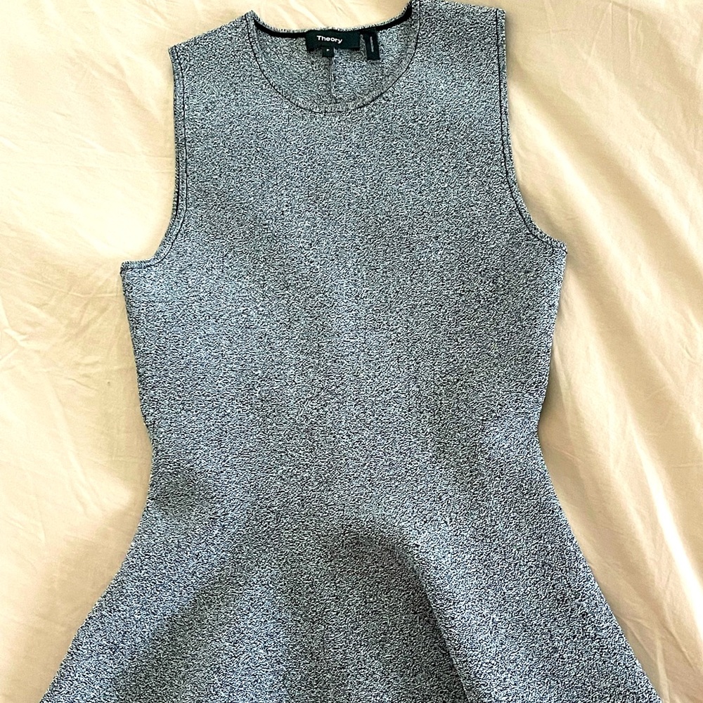 THEORY peplum top